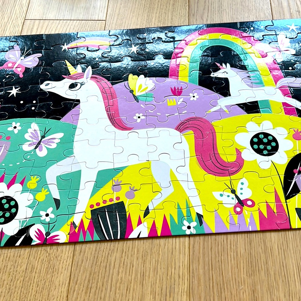 Mudpuppy glow in the dark puzzle 100